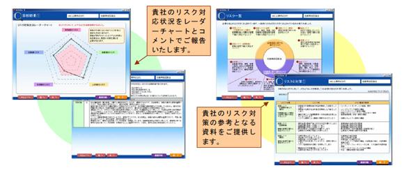 簡易リスク診断サービス概念図